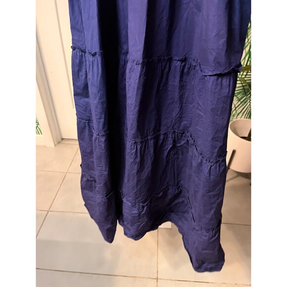 Hill House Home Women's Blue Square Neck The Ellie Nap Dress Size Small - Picture 9 of 10